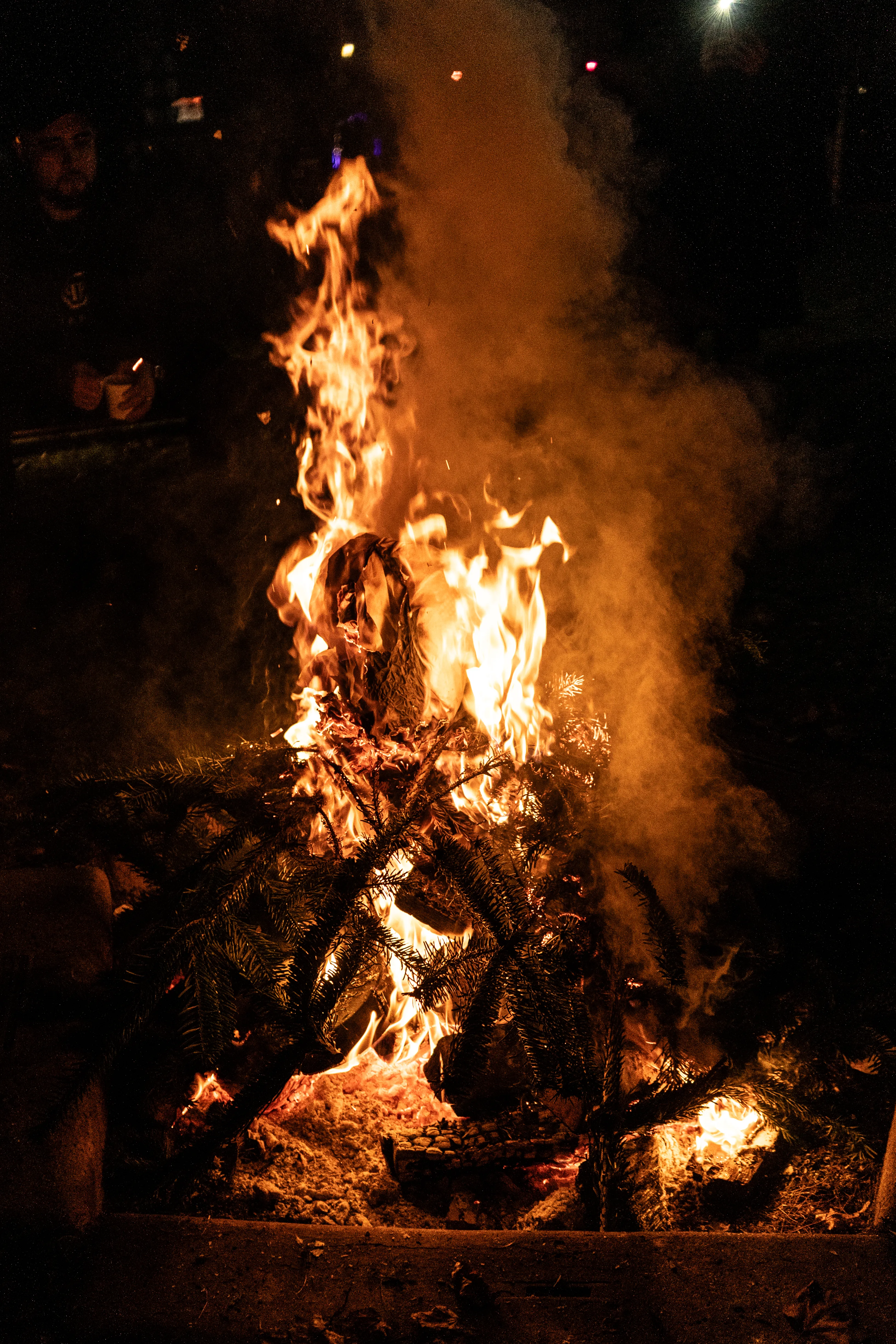 Weihnachtsmarkt Feuer